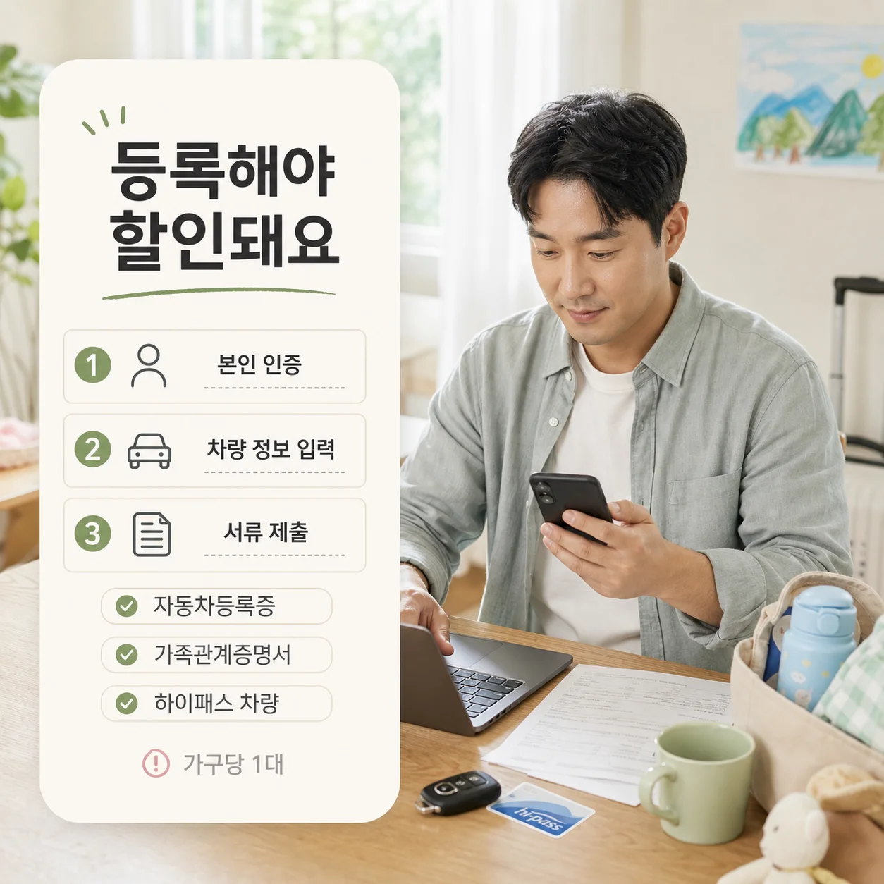 한국도로공사 다자녀등록 신청 절차와 준비 서류 안내
